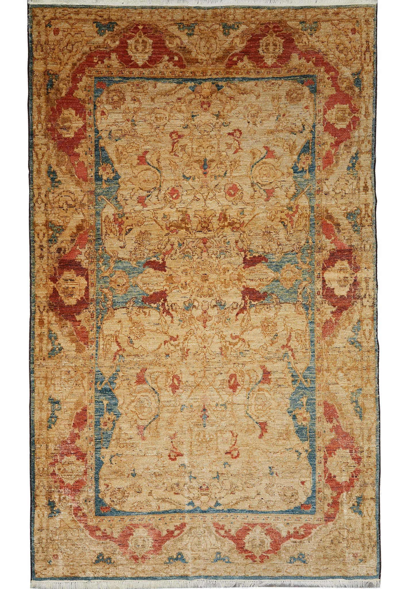 6 x 9.7 Handmade Ziegler Chobi Wool Rug European Mode: 6 x 9.7 Handmade Ziegler Chobi Wool Rug European Mode Free continental US Shipping This 6 x 9.7 foot handmade Ziegler Chobi rug showcases European Mode style with a sophisticated aesthetic inspired by