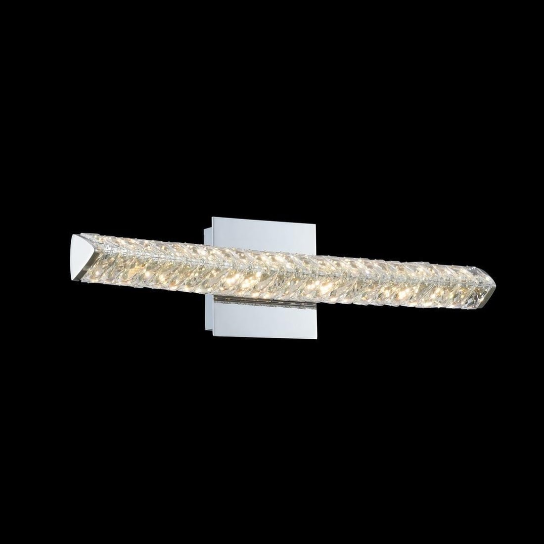 Kalco Aries Contemporary Chrome LED Wall Sconce 21 Inch: Kalco Aries Contemporary Chrome LED Wall Sconce 21 Inch Illuminate your space with this stylish Sleek Chrome LED Sconce from the Aries collection. This contemporary wall sconce features a stunning com