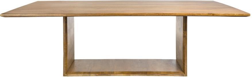Alder Tweed Rhett 96 Transitional Oak Dining Table 30H 96W 42D (1 of 4)