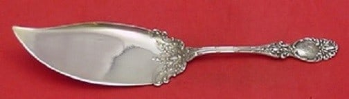 Wallace Lucerne Sterling Silver Fish Server 11.5 Inch Monogrammed: Wallace Lucerne Sterling Silver Fish Server 11.5 Inch Monogrammed This exquisite fish server features the elegant Lucerne pattern by Wallace, crafted from high-quality sterling silver. Measuring 11 1/