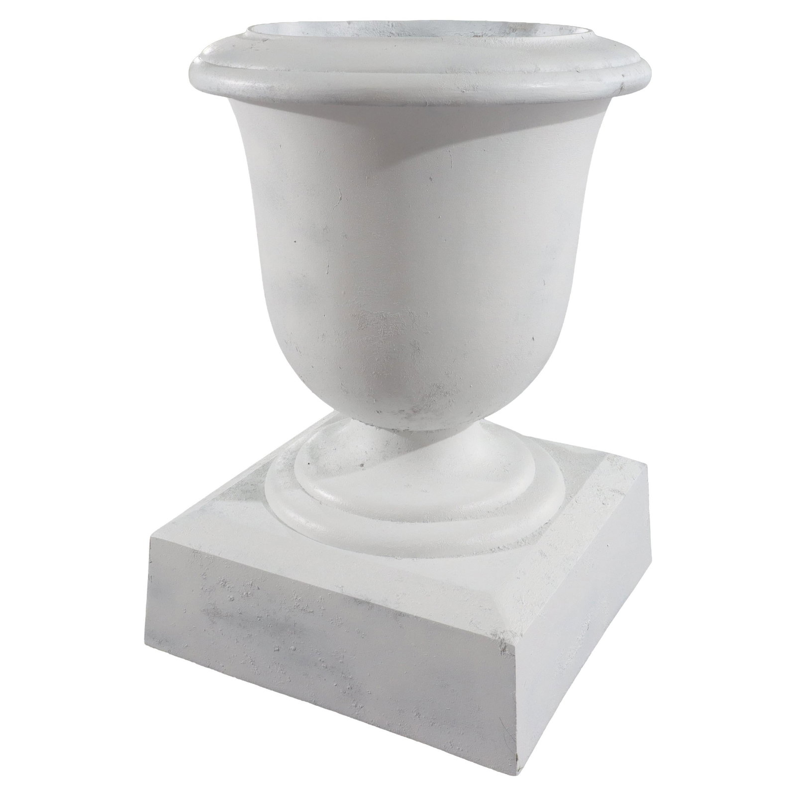 Antique Neoclassical Cast Iron Garden Urn C1890 23.5in Tall (1 of 6)