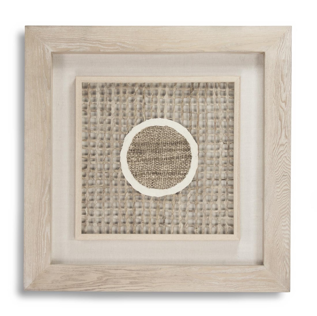Zentique Stylish Beige Framed Abstract Wall Art 39.38x39.38 (1 of 3)