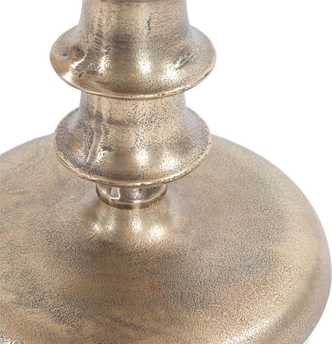 Howard Elliott 23.5 Inch Brass Bone Martini Table: Howard Elliott 23.5 Inch Brass Bone Martini Table This beautifully crafted 23.5" antique style brass bone martini table combines vintage charm with modern functionality. The round table features a stu