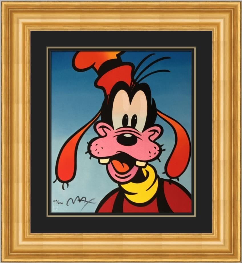 Peter Max Goofy Disney Suite Signed Limited Edition Serigraph Framed: Peter Max Goofy Disney Suite Signed Limited Edition Serigraph Framed Celebrate the vibrant artistry of Peter Max with this stunning signed and numbered serigraph titled "Goofy Disney Suite." This orig