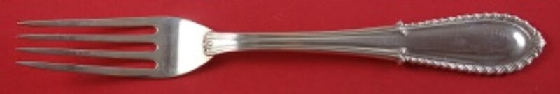 Buccellati Villa D'Este Sterling Silver Serving Fork 10.5": Buccellati Villa D'Este Sterling Silver Serving Fork 10.5" Enhance your dining experience with this exquisite Villa D'Este vegetable serving fork by Buccellati. Crafted from high-quality sterling silv
