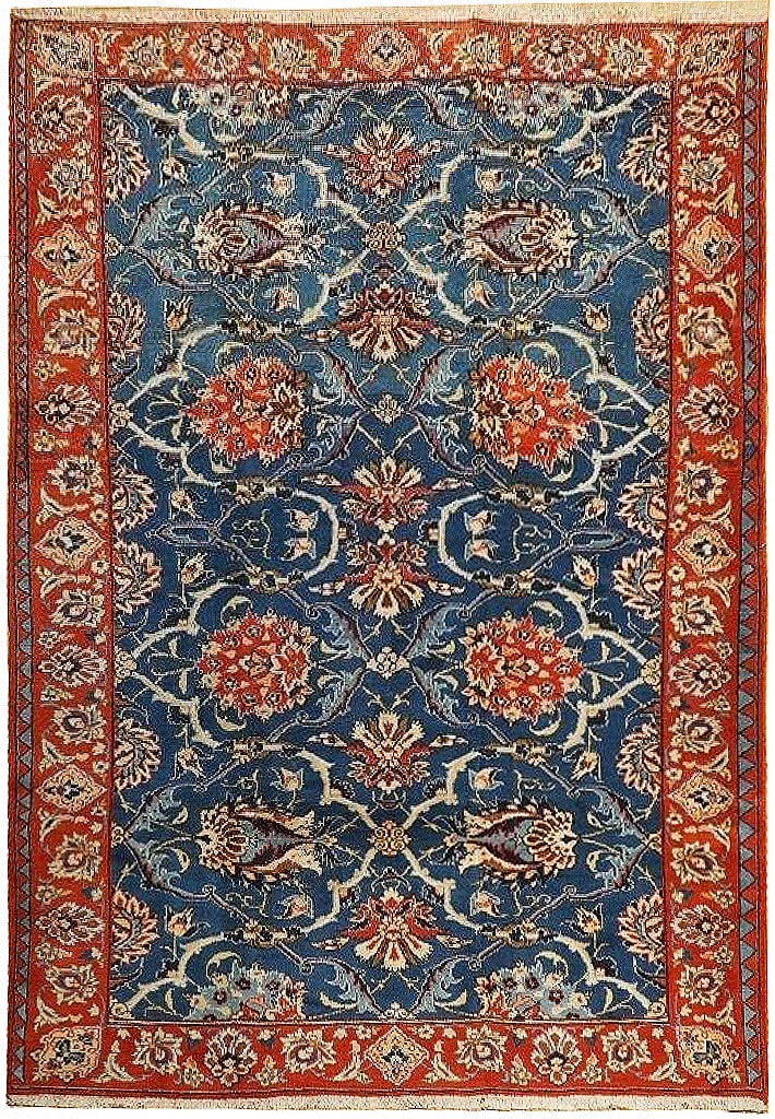 5' x 7' Persian Waramin Rug Handwoven Luxury Wool Design: 5' x 7' Persian Waramin Rug Handwoven Luxury Wool Design Free continental US Shipping Introducing the exquisite 5' x 7' 4" Semi-Antique Persian Waramin Rug, handcrafted by talented artisans in the War
