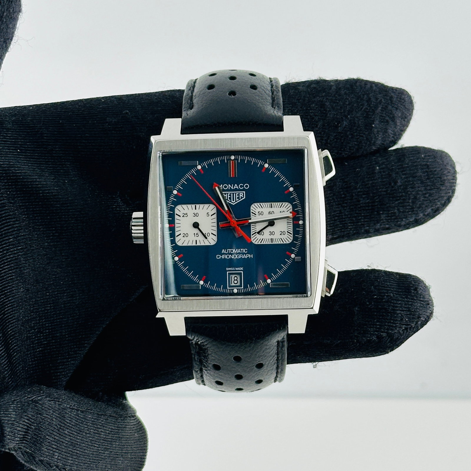 Tag Heuer Monaco Blue Dial Chronograph Watch CAW211P.FC6356 with Card 2020 - 2