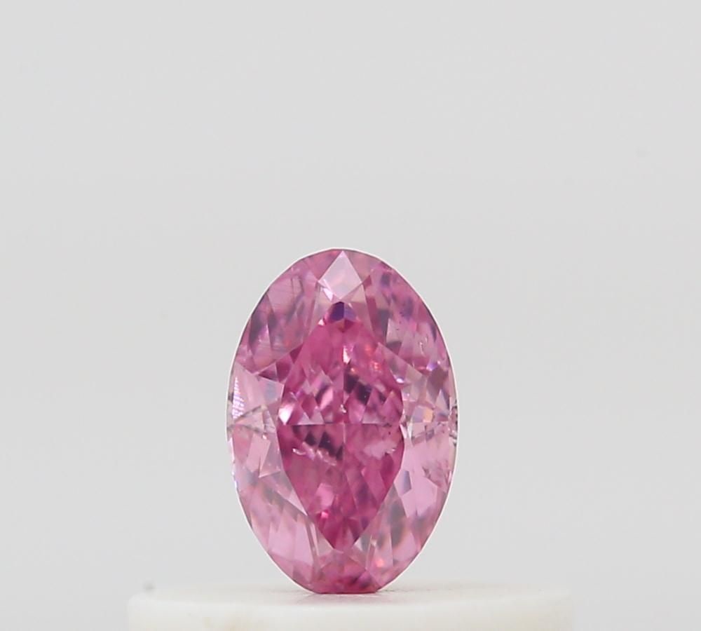 Loose Diamond - OVAL 0.26ct Fancy Vivid Purplish Pink SI2: Loose Diamond - OVAL 0.26ct Fancy Vivid Purplish Pink SI2 Source: Natural Shape: OVAL Carats: 0.26 Color: Fancy Vivid Purplish Pink Certification: GIA PLEASE NOTE: Framed, Large, or heavy items do not