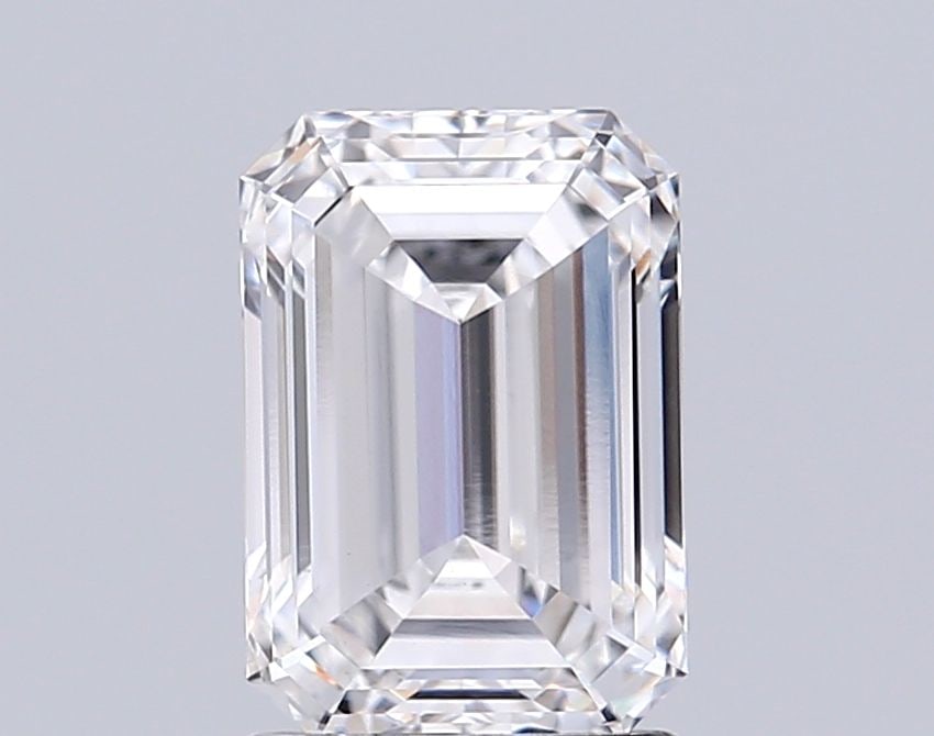 Loose Diamond - EMERALD 1.84ct D VVS2: Loose Diamond - EMERALD 1.84ct D VVS2 Source: This is a real non-mined Diamond that has been grown in a lab Shape: EMERALD Carats: 1.84 Color: D Clarity: VVS2 Certification: IGI Video: