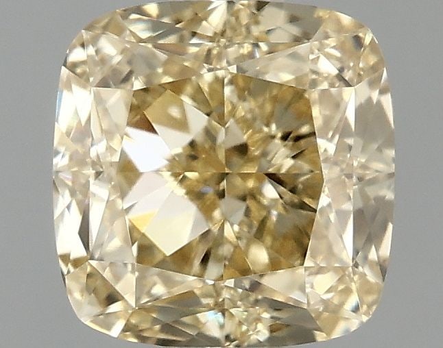 Loose Diamond - CUSHION MODIFIED 1.04ct Fancy Intense Yellow VVS2: Loose Diamond - CUSHION MODIFIED 1.04ct Fancy Intense Yellow VVS2 Source: This is a real non-mined Diamond that has been grown in a lab Shape: CUSHION MODIFIED Carats: 1.04 Color: Fancy Intense Yellow