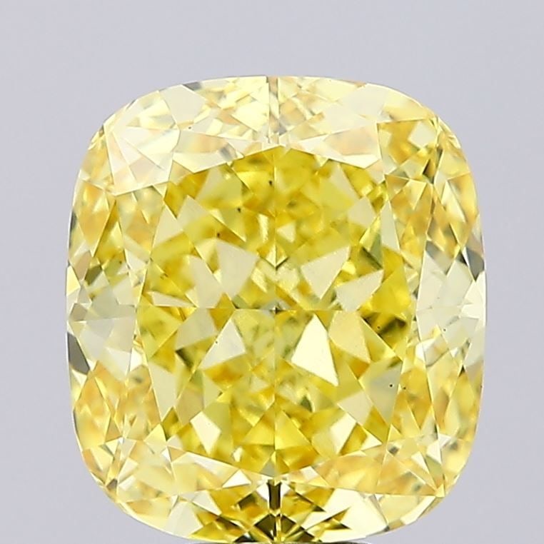 Loose Diamond - CUSHION MODIFIED 9.34ct Fancy Vivid Yellow VS1: Loose Diamond - CUSHION MODIFIED 9.34ct Fancy Vivid Yellow VS1 Source: This is a real non-mined Diamond that has been grown in a lab Shape: CUSHION MODIFIED Carats: 9.34 Color: Fancy Vivid Yellow Cert