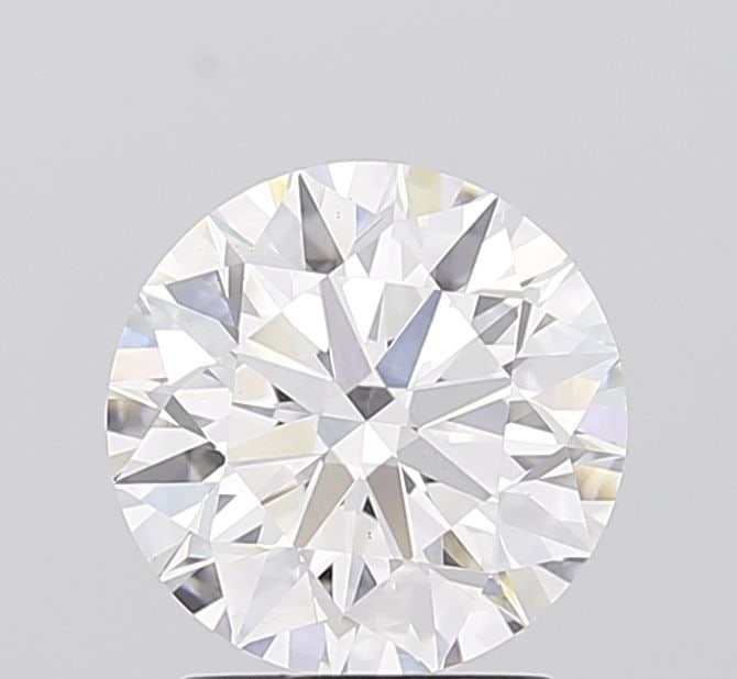 Ideal Loose Diamond - ROUND 2.06ct F VS1: Ideal Loose Diamond - ROUND 2.06ct F VS1 Source: This is a real non-mined Diamond that has been grown in a lab Shape: ROUND Carats: 2.06 Color: F Clarity: VS1 Certification: IGI Video: