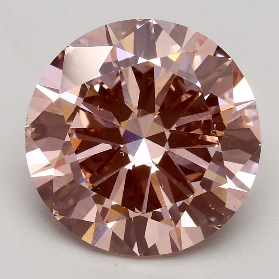 Loose Diamond - ROUND 3.01ct Fancy Intense Pink VS2: Loose Diamond - ROUND 3.01ct Fancy Intense Pink VS2 Source: This is a real non-mined Diamond that has been grown in a lab Shape: ROUND Carats: 3.01 Color: Fancy Intense Pink Certification: IGI Video: