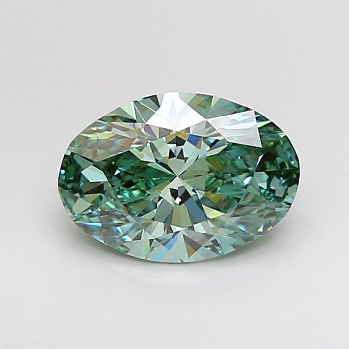 Loose Diamond - OVAL 1.51ct Fancy Vivid Green VS1 (1 of 1)