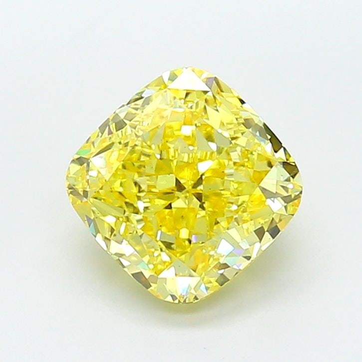 Loose Diamond - CUSHION MODIFIED 7.05ct Fancy Vivid Yellow VS2: Loose Diamond - CUSHION MODIFIED 7.05ct Fancy Vivid Yellow VS2 Source: This is a real non-mined Diamond that has been grown in a lab Shape: CUSHION MODIFIED Carats: 7.05 Color: Fancy Vivid Yellow Cert