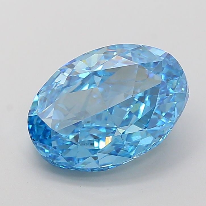 Loose Diamond - OVAL 1.51ct Fancy Vivid Blue VS1: Loose Diamond - OVAL 1.51ct Fancy Vivid Blue VS1 Source: This is a real non-mined Diamond that has been grown in a lab Shape: OVAL Carats: 1.51 Color: Fancy Vivid Blue Certification: IGI Video: