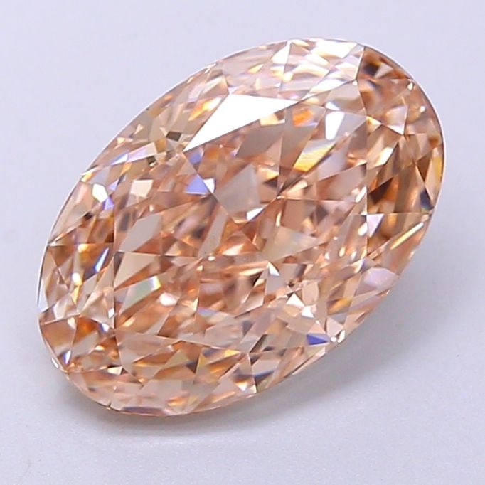 Loose Diamond - OVAL 3.35ct Fancy Light Brown VVS2: Loose Diamond - OVAL 3.35ct Fancy Light Brown VVS2 Source: This is a real non-mined Diamond that has been grown in a lab Shape: OVAL Carats: 3.35 Color: Fancy Light Brown Certification: IGI Video: