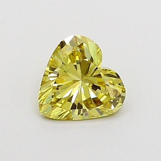 Loose Diamond - HEART 0.49ct Fancy Intense Yellow VS1: Loose Diamond - HEART 0.49ct Fancy Intense Yellow VS1 Source: This is a real non-mined Diamond that has been grown in a lab Shape: HEART Carats: 0.49 Color: Fancy Intense Yellow Certification: IGI Vid