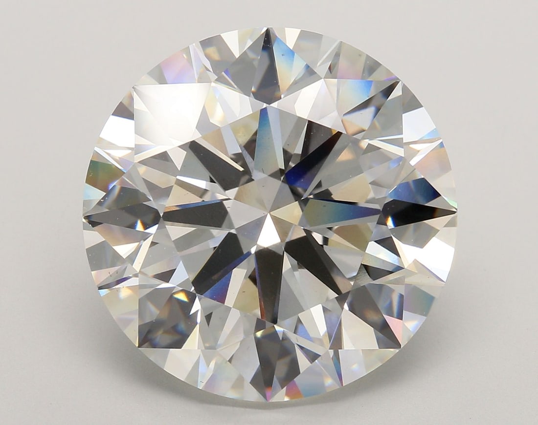Ideal Loose Diamond - ROUND 23.48ct G VS1: Ideal Loose Diamond - ROUND 23.48ct G VS1 Source: This is a real non-mined Diamond that has been grown in a lab Shape: ROUND Carats: 23.48 Color: G Clarity: VS1 Certification: IGI Video: