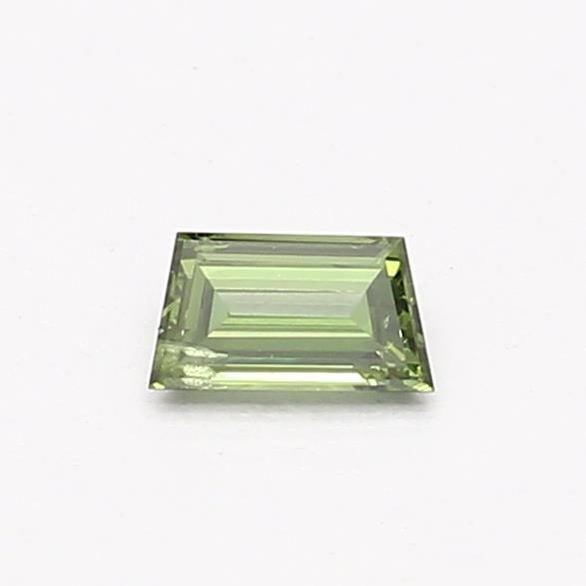 Loose Diamond - TRAPEZOID 0.2ct Fancy Vivid Green SI1: Loose Diamond - TRAPEZOID 0.2ct Fancy Vivid Green SI1 Source: This is a real non-mined Diamond that has been grown in a lab Shape: TRAPEZOID Carats: 0.2 Color: Fancy Vivid Green Certification: NONE