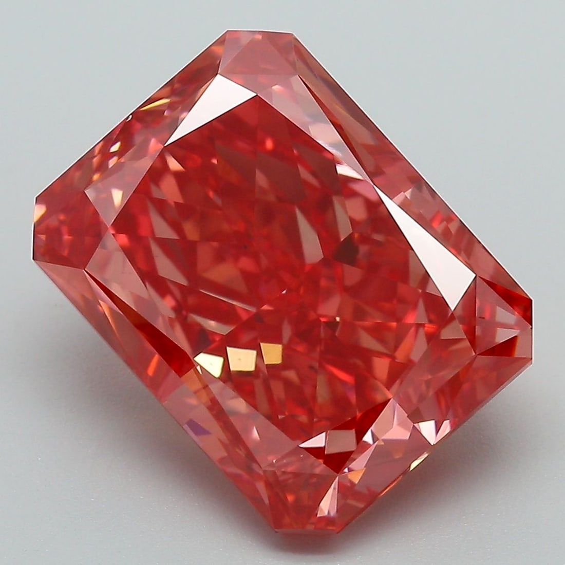 Loose Diamond - RADIANT 9.16ct Fancy Vivid Pink VS1: Loose Diamond - RADIANT 9.16ct Fancy Vivid Pink VS1 Source: This is a real non-mined Diamond that has been grown in a lab Shape: RADIANT Carats: 9.16 Color: Fancy Vivid Pink Certification: IGI Video: