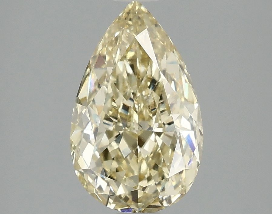 Loose Diamond - PEAR 2.1ct Fancy Intense Yellow VS1: Loose Diamond - PEAR 2.1ct Fancy Intense Yellow VS1 Source: This is a real non-mined Diamond that has been grown in a lab Shape: PEAR Carats: 2.1 Color: Fancy Intense Yellow Certification: IGI Video:
