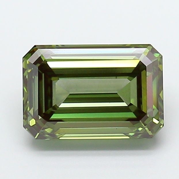 Loose Diamond - EMERALD 4.08ct Fancy Vivid Green VS1: Loose Diamond - EMERALD 4.08ct Fancy Vivid Green VS1 Source: This is a real non-mined Diamond that has been grown in a lab Shape: EMERALD Carats: 4.08 Color: Fancy Vivid Green Certification: IGI Video