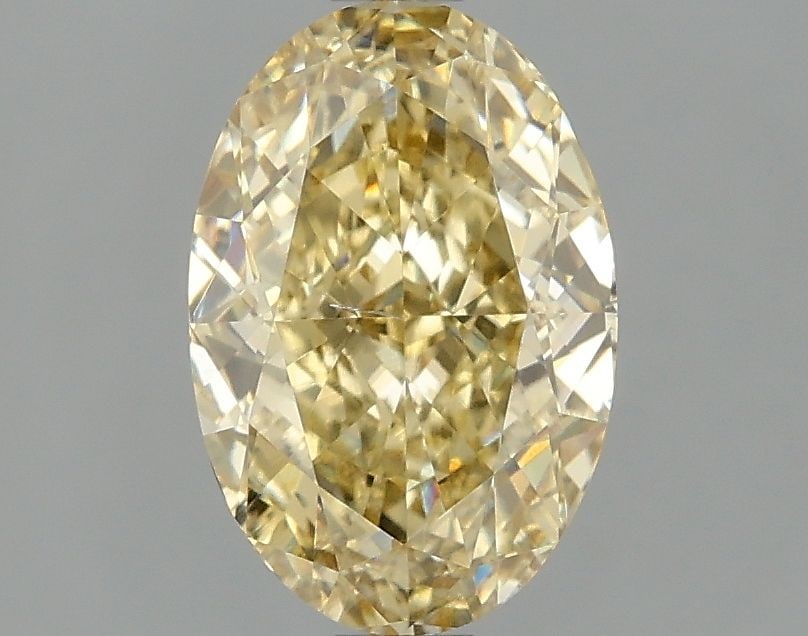 Loose Diamond - OVAL 2.06ct Fancy Intense Yellow SI1: Loose Diamond - OVAL 2.06ct Fancy Intense Yellow SI1 Source: This is a real non-mined Diamond that has been grown in a lab Shape: OVAL Carats: 2.06 Color: Fancy Intense Yellow Certification: IGI Video