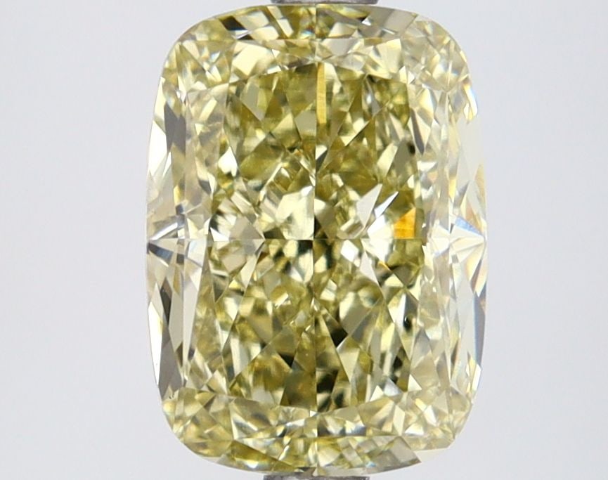 Loose Diamond - CUSHION MODIFIED 2.68ct Fancy Gray Yellow VS1: Loose Diamond - CUSHION MODIFIED 2.68ct Fancy Gray Yellow VS1 Source: This is a real non-mined Diamond that has been grown in a lab Shape: CUSHION MODIFIED Carats: 2.68 Color: Fancy Gray Yellow Certif