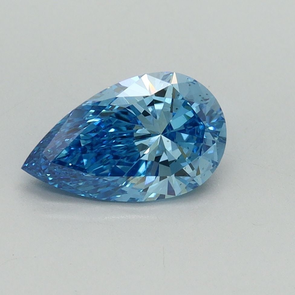Loose Diamond - PEAR 1.05ct Fancy Vivid Blue VS2: Loose Diamond - PEAR 1.05ct Fancy Vivid Blue VS2 Source: This is a real non-mined Diamond that has been grown in a lab Shape: PEAR Carats: 1.05 Color: Fancy Vivid Blue Certification: IGI Video: