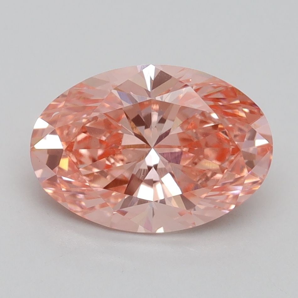 Loose Diamond - OVAL 2.25ct Fancy Vivid Pink VS2: Loose Diamond - OVAL 2.25ct Fancy Vivid Pink VS2 Source: This is a real non-mined Diamond that has been grown in a lab Shape: OVAL Carats: 2.25 Color: Fancy Vivid Pink Certification: IGI Video: