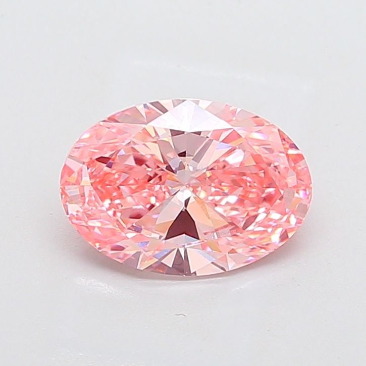 Loose Diamond - OVAL 2.5ct Fancy Vivid Pink VS1: Loose Diamond - OVAL 2.5ct Fancy Vivid Pink VS1 Source: This is a real non-mined Diamond that has been grown in a lab Shape: OVAL Carats: 2.5 Color: Fancy Vivid Pink Certification: IGI Video: