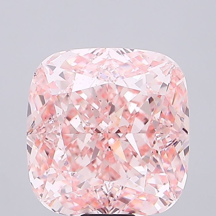 Loose Diamond - CUSHION MODIFIED 25.08ct Fancy Intense Pink VS2: Loose Diamond - CUSHION MODIFIED 25.08ct Fancy Intense Pink VS2 Source: This is a real non-mined Diamond that has been grown in a lab Shape: CUSHION MODIFIED Carats: 25.08 Color: Fancy Intense Pink Ce