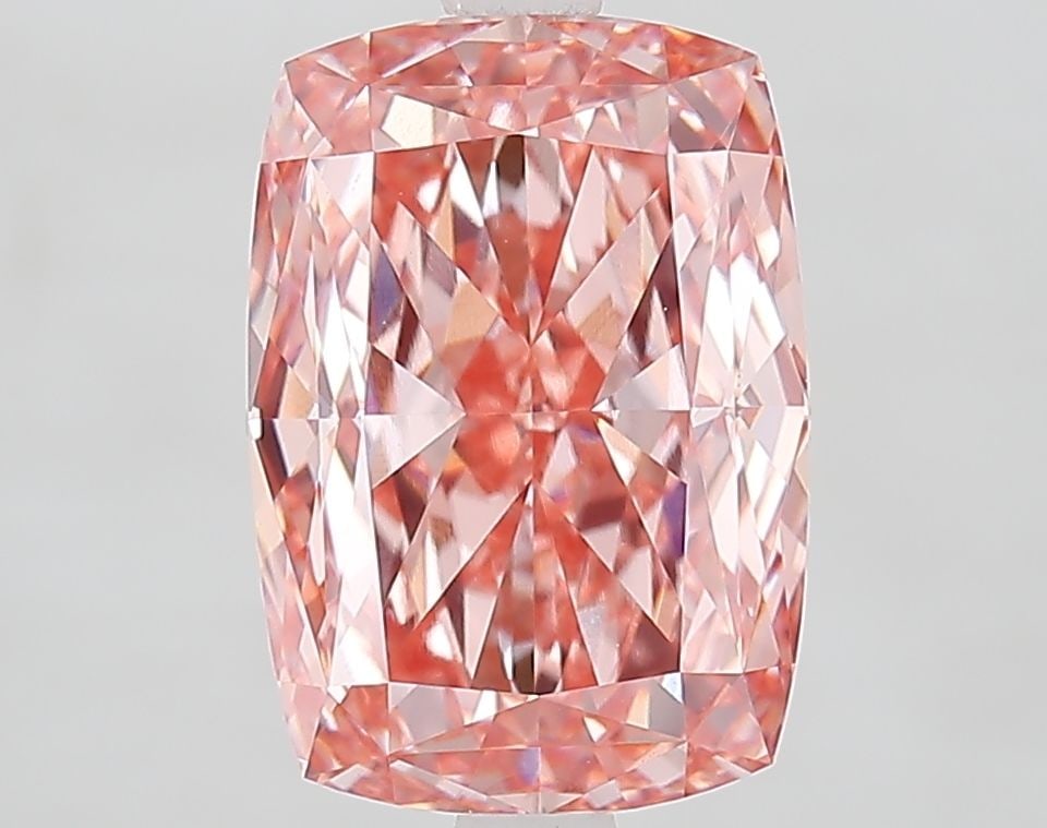 Loose Diamond - CUSHION MODIFIED 4.03ct Fancy Vivid Pink VS1: Loose Diamond - CUSHION MODIFIED 4.03ct Fancy Vivid Pink VS1 Source: This is a real non-mined Diamond that has been grown in a lab Shape: CUSHION MODIFIED Carats: 4.03 Color: Fancy Vivid Pink Certific