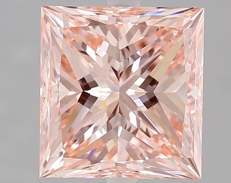 Loose Diamond - PRINCESS 2.01ct Fancy Intense Pink VS1: Loose Diamond - PRINCESS 2.01ct Fancy Intense Pink VS1 Source: This is a real non-mined Diamond that has been grown in a lab Shape: PRINCESS Carats: 2.01 Color: Fancy Intense Pink Certification: IGI V