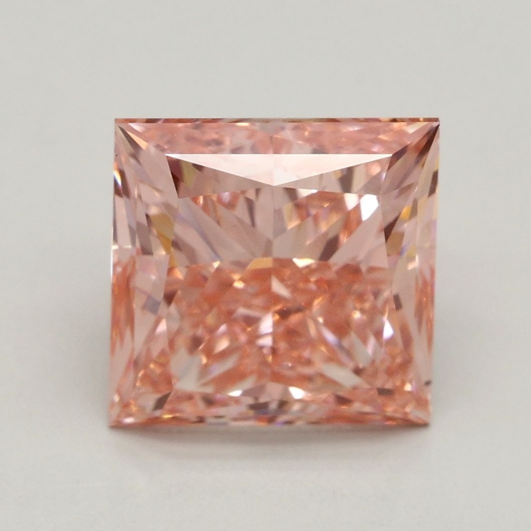 Loose Diamond - PRINCESS 3.04ct Fancy Intense Pink VS2: Loose Diamond - PRINCESS 3.04ct Fancy Intense Pink VS2 Source: This is a real non-mined Diamond that has been grown in a lab Shape: PRINCESS Carats: 3.04 Color: Fancy Intense Pink Certification: IGI V