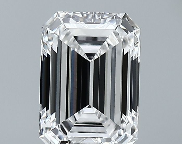 Loose Diamond - EMERALD 1.59ct E VVS2: Loose Diamond - EMERALD 1.59ct E VVS2 Source: This is a real non-mined Diamond that has been grown in a lab Shape: EMERALD Carats: 1.59 Color: E Clarity: VVS2 Certification: GIA Video: