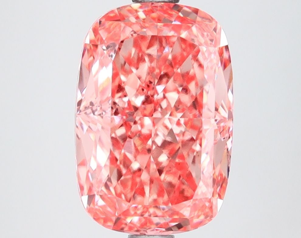 Loose Diamond - CUSHION MODIFIED 3.26ct Fancy Vivid Pink SI1: Loose Diamond - CUSHION MODIFIED 3.26ct Fancy Vivid Pink SI1 Source: This is a real non-mined Diamond that has been grown in a lab Shape: CUSHION MODIFIED Carats: 3.26 Color: Fancy Vivid Pink Certific