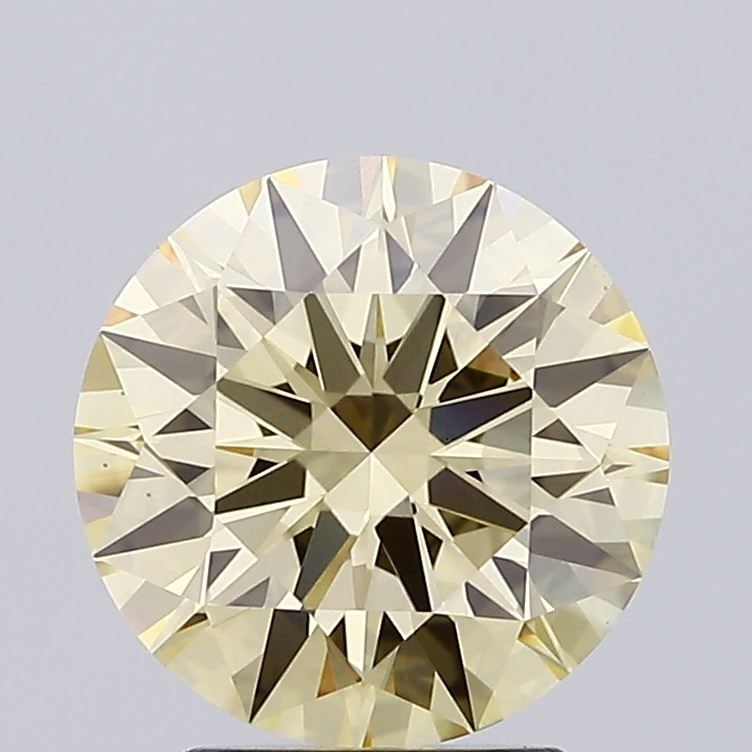 Ideal Loose Diamond - ROUND 2.6ct Fancy Yellow VS1: Ideal Loose Diamond - ROUND 2.6ct Fancy Yellow VS1 Source: This is a real non-mined Diamond that has been grown in a lab Shape: ROUND Carats: 2.6 Color: Fancy Yellow Certification: IGI Video: