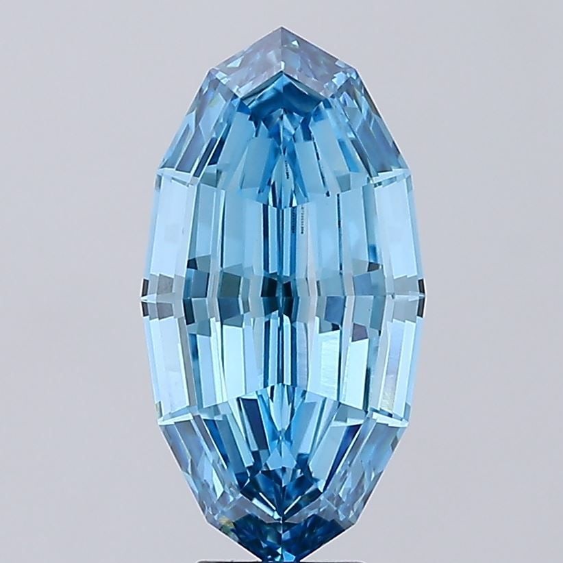 Loose Diamond - OTHER 6.27ct Fancy Vivid Blue VS1: Loose Diamond - OTHER 6.27ct Fancy Vivid Blue VS1 Source: This is a real non-mined Diamond that has been grown in a lab Shape: OTHER Carats: 6.27 Color: Fancy Vivid Blue Certification: IGI Video:
