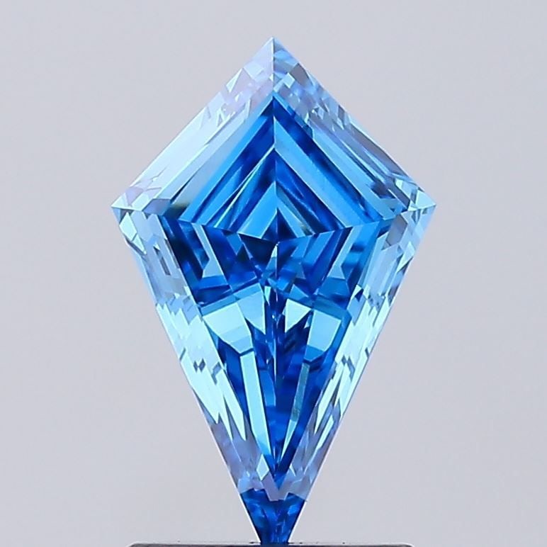 Loose Diamond - KITE 1.18ct Fancy Vivid Blue VVS2: Loose Diamond - KITE 1.18ct Fancy Vivid Blue VVS2 Source: This is a real non-mined Diamond that has been grown in a lab Shape: KITE Carats: 1.18 Color: Fancy Vivid Blue Certification: IGI Video: