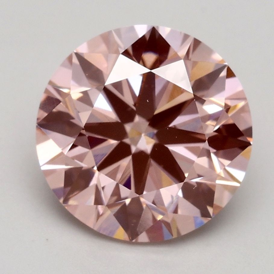 Ideal Loose Diamond - ROUND 2.5ct Fancy Intense Pink VS2: Ideal Loose Diamond - ROUND 2.5ct Fancy Intense Pink VS2 Source: This is a real non-mined Diamond that has been grown in a lab Shape: ROUND Carats: 2.5 Color: Fancy Intense Pink Certification: IGI Vid
