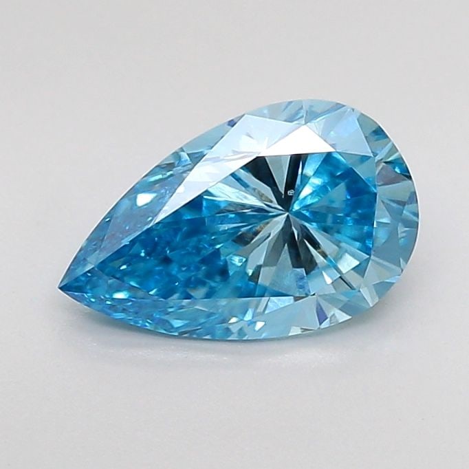 Loose Diamond - PEAR 1.1ct Fancy Vivid Blue VS1: Loose Diamond - PEAR 1.1ct Fancy Vivid Blue VS1 Source: This is a real non-mined Diamond that has been grown in a lab Shape: PEAR Carats: 1.1 Color: Fancy Vivid Blue Certification: IGI Video: