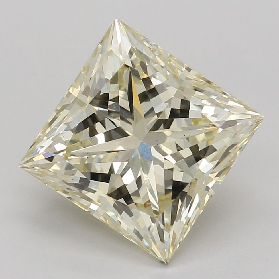 Loose Diamond - PRINCESS 2.08ct Fancy Yellow VS1: Loose Diamond - PRINCESS 2.08ct Fancy Yellow VS1 Source: This is a real non-mined Diamond that has been grown in a lab Shape: PRINCESS Carats: 2.08 Color: Fancy Yellow Certification: IGI Video: