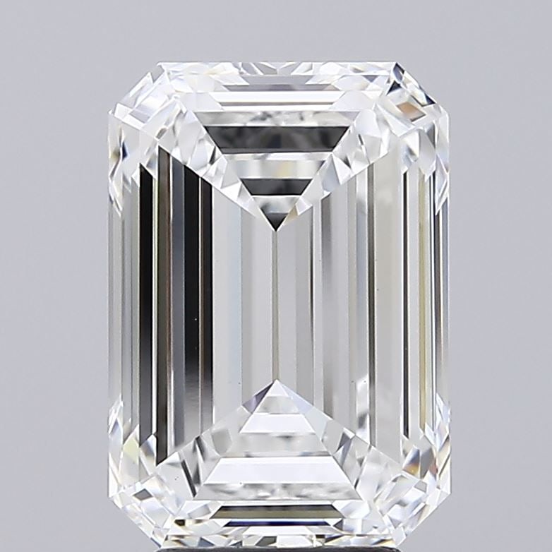 Loose Diamond - EMERALD 5.01ct E VVS2: Loose Diamond - EMERALD 5.01ct E VVS2 Source: This is a real non-mined Diamond that has been grown in a lab Shape: EMERALD Carats: 5.01 Color: E Clarity: VVS2 Certification: IGI Video: