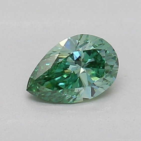 Loose Diamond - PEAR 0.22ct Fancy Vivid Green VS1: Loose Diamond - PEAR 0.22ct Fancy Vivid Green VS1 Source: This is a real non-mined Diamond that has been grown in a lab Shape: PEAR Carats: 0.22 Color: Fancy Vivid Green Certification: IGI PLEASE NOTE