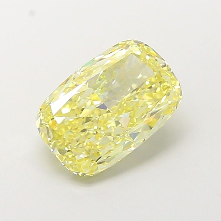 Loose Diamond - CUSHION MODIFIED 2.51ct Fancy Yellow VVS2: Loose Diamond - CUSHION MODIFIED 2.51ct Fancy Yellow VVS2 Source: This is a real non-mined Diamond that has been grown in a lab Shape: CUSHION MODIFIED Carats: 2.51 Color: Fancy Yellow Certification: 