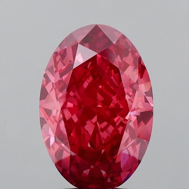 Loose Diamond - OVAL 5.03ct Fancy Vivid Pink VS1: Loose Diamond - OVAL 5.03ct Fancy Vivid Pink VS1 Source: This is a real non-mined Diamond that has been grown in a lab Shape: OVAL Carats: 5.03 Color: Fancy Vivid Pink Certification: IGI Video:
