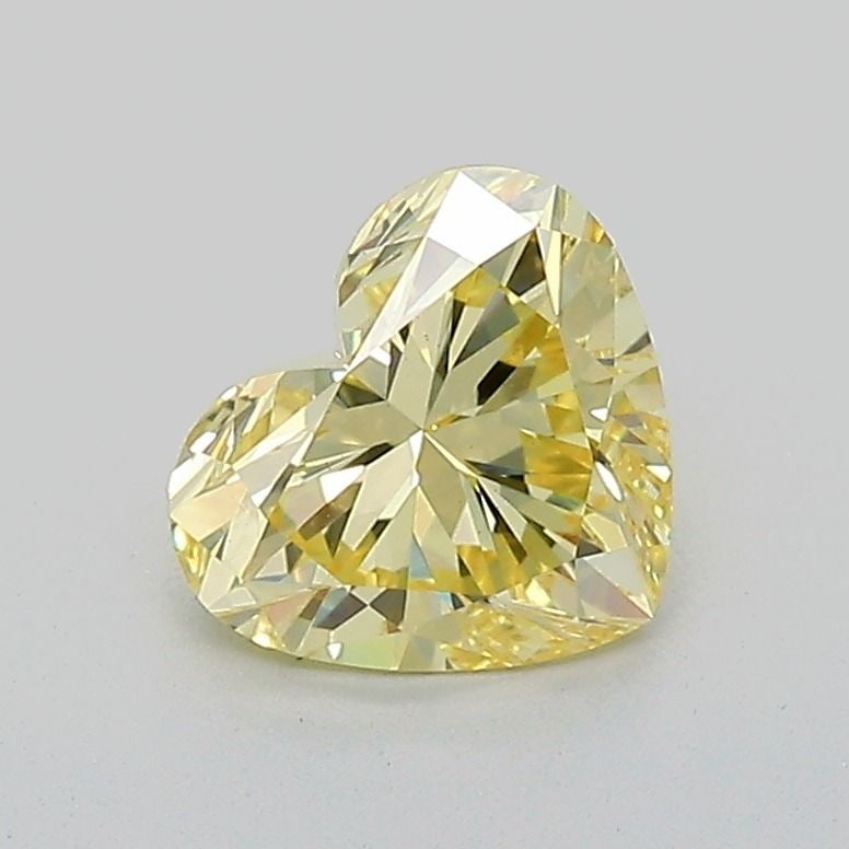 Loose Diamond - HEART 1.04ct Fancy Intense Yellow VS1: Loose Diamond - HEART 1.04ct Fancy Intense Yellow VS1 Source: This is a real non-mined Diamond that has been grown in a lab Shape: HEART Carats: 1.04 Color: Fancy Intense Yellow Certification: IGI Vid