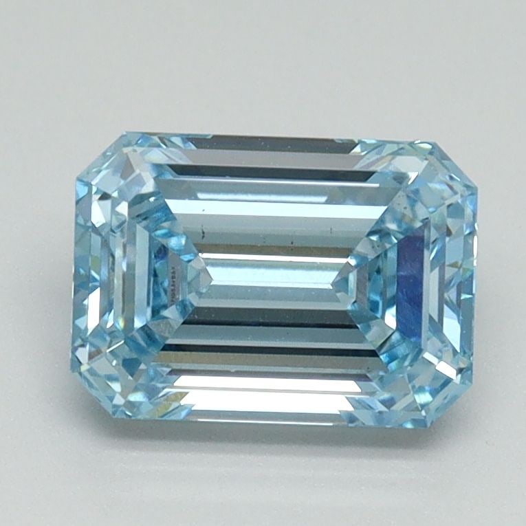 Loose Diamond - EMERALD 1.56ct Fancy Intense Blue VS1: Loose Diamond - EMERALD 1.56ct Fancy Intense Blue VS1 Source: This is a real non-mined Diamond that has been grown in a lab Shape: EMERALD Carats: 1.56 Color: Fancy Intense Blue Certification: IGI